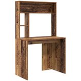 vidaXL Stol s policom Staro drvo 91 x 50 x 149 cm Konstruirano drvo | shoptok.hr