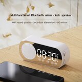 Venisymlis Večnamenski Pametni Fm Radio, Bluetooth Zvočnik, Budilka, Zrcalna Ura, Črna, (22060476) | Shoptok.si