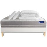 ACTISOM Celoten paket za posteljo - Vzmetnica 200x200 cm + Vzmetni okvir z letvami (komplet) + 2 vzglavnika + Prevleka - Actilatex Touch, (21613814) Cene