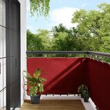 Balkonska pregrada crvena 90x800 cm 100% poliester Oxford Cijene