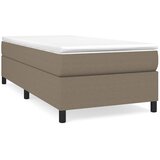  Okvir za krevet s oprugom smeđesivi 90x200cm od tkanine | shoptok.hr