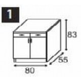 Boxxx KUHINJSKA SPODNJA OMARICA | Shoptok.si