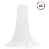  Mreža za komarce za krevet 3 pcs 156 mesh Bijela Ø56 x 220 cm | Eponuda.ba