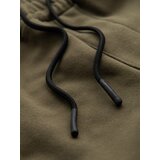 Ombre fitted men's printed short sweat shorts - olive | Eponuda.ba