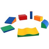  7-dijelni XL set mekanih igara, poligon, mekane jastučiće (žive boje) | shoptok.hr