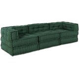  Modularni Poufi 3 kosa Zelena Tkanina, (22046052) | Shoptok.si