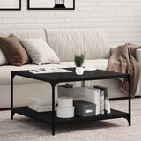 Police za knjige 4 pcs Crna 80 x 40 x 1,5 cm Konstruirano drvo | Shoptok.si