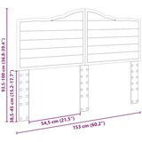  Uzglavlje s uzglavljem Crni hrast 150 cm Konstruirano drvo | shoptok.hr