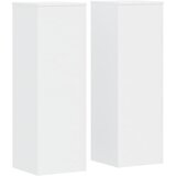  Stalci za biljke 2 kom bijeli 33x33x100 cm konstruirano drvo | shoptok.hr