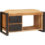 vidaXL klupa za pohranu s platnom 80x35x40 cm solidno grubo drvo manga | shoptok.hr