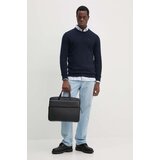 Barbour Puloverji Essential Crew Neck Jumper - Navy Modra | Shoptok.si