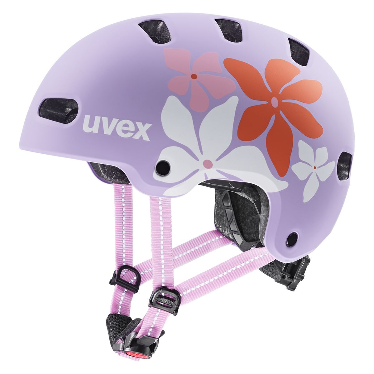 Uvex čelada Kid 4 style flower lilac matt št. 51-55 Cene