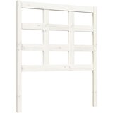Maison Chic posteljno vzglavje - vzglavna omarica - nočna omarica belo 80,5x4x100 cm trdna borovina, (21706341) | Shoptok.si