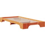  Konstrukcija postelje Voščeno rjava 207 x 107 x 17 cm, (5000022651) | Shoptok.si
