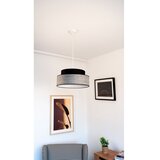 Visilica na sajli GRACE 1xE27/60W/230V, prečnik 40 cm, crna/siva | Eponuda.com