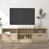 vidaXL TV omarica sonoma hrast 150x33,5x45 cm konstruiran les Cene