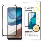 Wozinsky Trpežno kaljeno steklo 9H za celoten zaslon za Motorola Moto G42 z ohišjem prijaznim okvirjem, črna, (21533955) | Shoptok.si