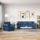 SOFA 2 pcs Plava Metal | shoptok.hr