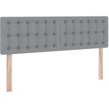  LED krevet za pohranu s madracem Svjetlosiva 140 x 200 cm | shoptok.hr