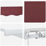 Tenda na ručno uvlačenje bordo 600 x 300 cm | shoptok.hr