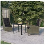  3-dijelni vrtni blagovaonski set smeđi | shoptok.hr