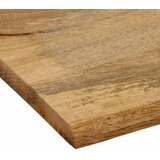 Stolna ploča sa živim rubom 90x80x3,8 cm od masivnog drva manga | shoptok.hr