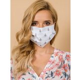 Fashion Hunters reusable white protective mask Cene