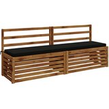  Jastučić za klupu SOEST 100% poliester Crna 170 x 40 x 5 cm Slike