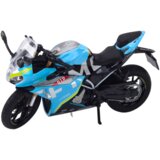 Metalni motor za igru sa zvučnim i svjetlosnim efektima 1:12 - svjetlo plavi | shoptok.hr