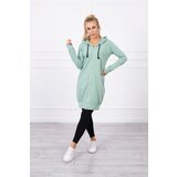 Kesi Hooded dress with a hood dark mint | shoptok.hr