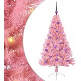  Umjetno predsvijetljeno božićno drvce Ružičasta 150 cm PVC | shoptok.hr