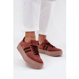 Zazoo Women's Suede Sneakers on Platform u