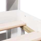 vidaXL Krevet s regalom z knjige bez madraca bijeli 180x200cm borovina | shoptok.hr