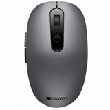 Canyon MW-9, 2 in 1 wireless optical mouse with 6 buttons, dpi 800/1000/1200/1500, 2 mode(bt/ 2.4GHz), battery AA*1pcs, grey, 65.4*112.25*32.3mm, 0.092kg cene