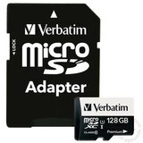 Verbatim microSDXC 128GB UHS-I Class 10 44085 memorijska kartica Cene