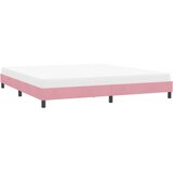  posteljni okvir brez vzmetnice roza 180x210 cm žamet, (21829109) | Shoptok.si