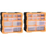  Organizatori s 12 ladica 2 kom 26,5 x 16 x 26 cm | shoptok.hr