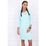 Kesi Dress with hood and mint pockets Cene