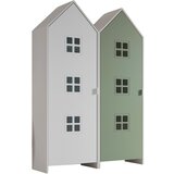Vipack Bela/zelena otroška garderobna omara 115x171,5 cm CASAMI BRUGES – | Shoptok.si