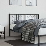  Kovinsko posteljno vzglavje črno 140 cm, (20954463) | Shoptok.si