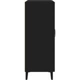  Komoda crna 69,5 x 34 x 90 cm od konstruiranog drva | shoptok.hr
