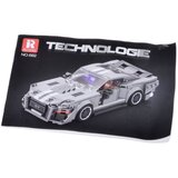  Tehnički blokovi SIVI sportski automobil iz 1960-ih, 437 dijelova ZA5783 | shoptok.hr