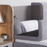 Premium Living Postelja Boxspring Ravenna, Svetlo Siva, Hrast, 180x200 | Shoptok.si