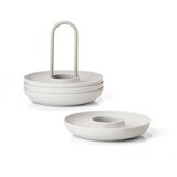 Zone Denmark SINGLE 4-delni set skodelic za jajca s stojalom - Warm Grey | Shoptok.si