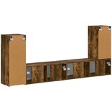  Set TV komoda 4 pcs Dimljeni hrast Konstruirano drvo | Eponuda.com