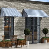 vidaXL bistro tenda 400 x 120 cm plavo-bijela Cijene
