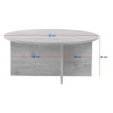 Hanah home Sto za dnevnu sobu Soleil Walnut | ePonuda.com