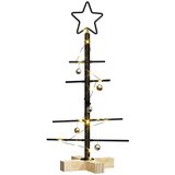 vidaXL Kovinsko božično drevesce Črna 60 cm Jeklo s prašnim premazom | Shoptok.si
