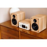 Pure Cisto klasicni stereo mini sistem u boji pamuka-bijela/hrast. Mikro stereo sustav. | shoptok.hr