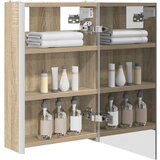  Kupaonski ormar s ogledalom Sonoma hrast 33 x 11,5 x 50 cm | shoptok.hr